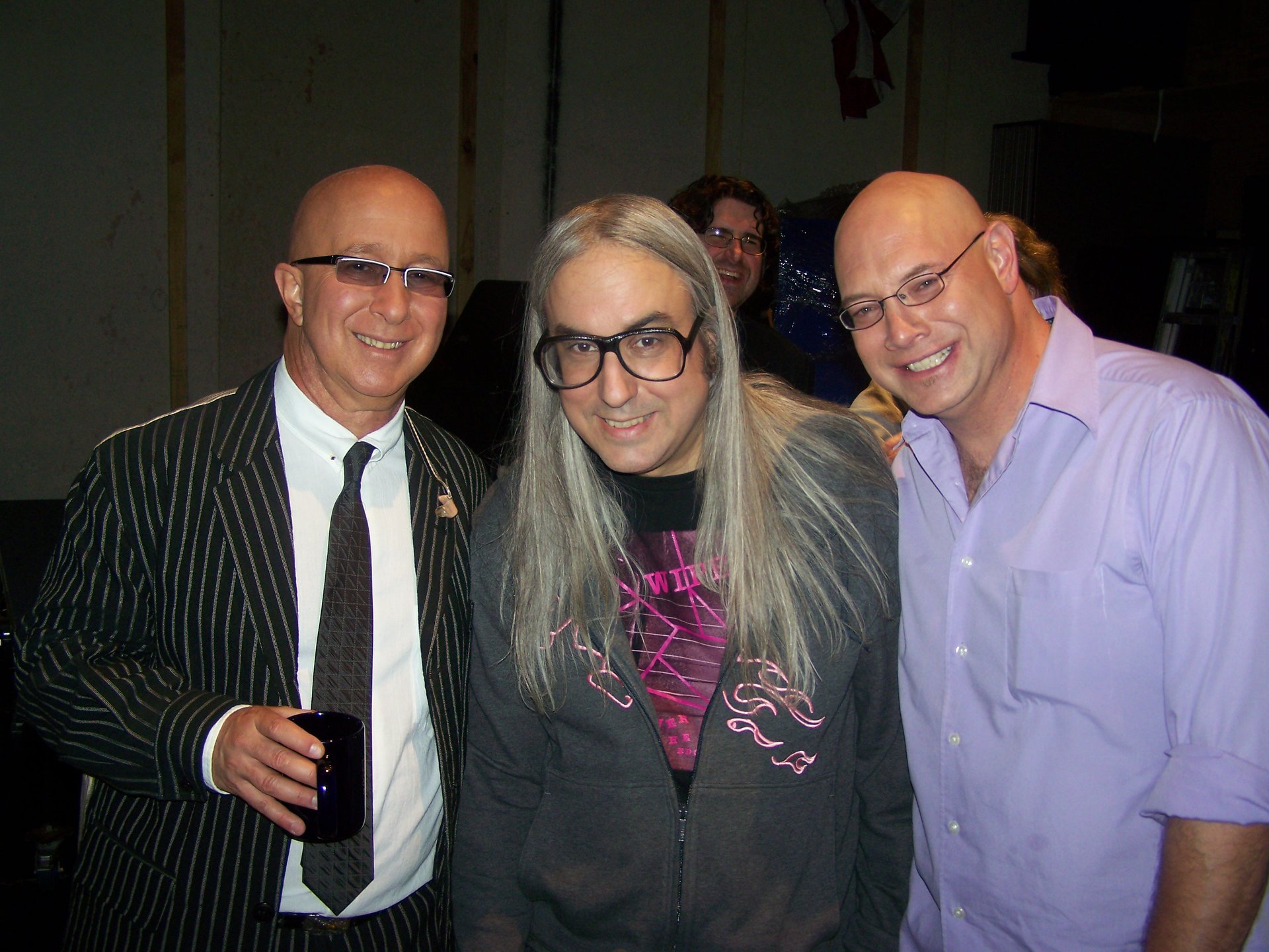Paul Shaffer with J, Lou & Murph in 2007