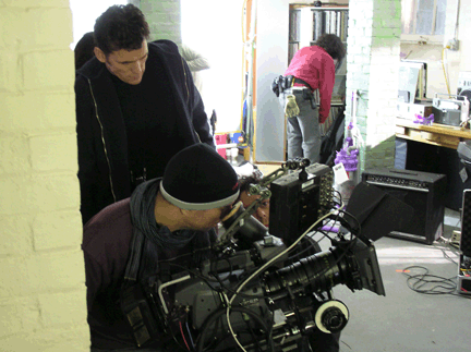 On the set