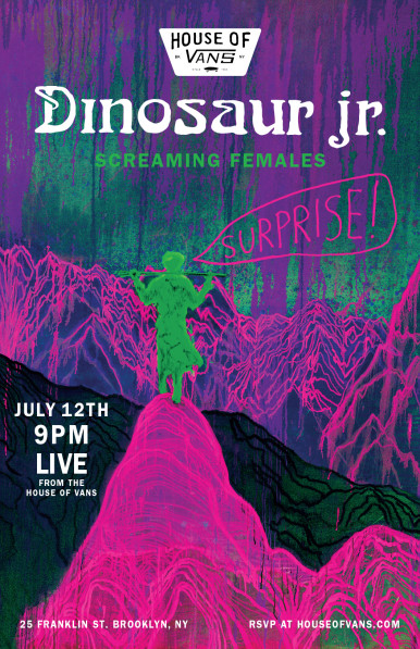 Dinosaur Jr./Screaming Females House of Vans Show Poster